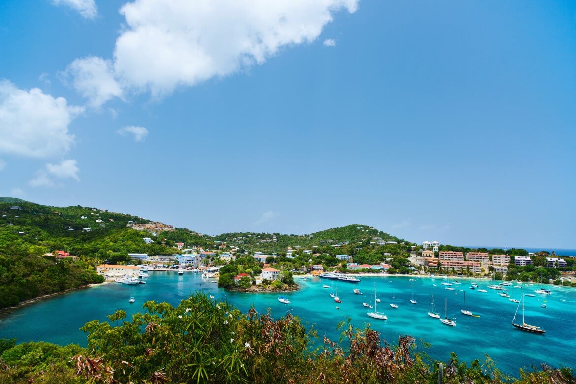 St. John Cruz Bay in the Virgin Islands